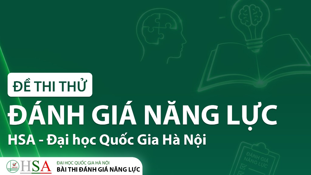 Đề ôn tập ĐGNL ĐHQG HN năm 2025 - Mã đề 21